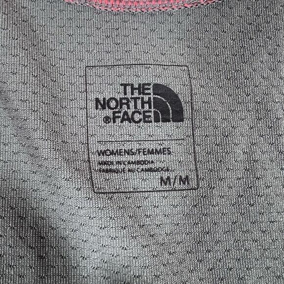 The North Face Racerback Grey Pink Tank Top Shirt Women's Size Medium - Picture 7 of 8